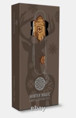 Victorinox Super Tinker Wood Winter Magic 2022 Limited Edition 1.4701.6e1 Rare