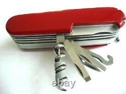 Victorinox SuperTimer Swiss Army Knife + Leather Pouch Discontinued