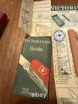 Victorinox Survival Kit SOS Set Swiss Champ Red Swiss Army Knife