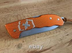 Victorinox Swiss Army 2021 Limited Edition Alox Evoke Knife 4 Tiger Orange
