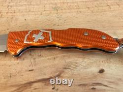 Victorinox Swiss Army 2021 Limited Edition Alox Evoke Knife 4 Tiger Orange