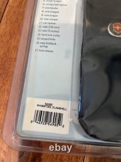 Victorinox Swiss Army 56905 Clamshell Multi-Tool 27 Function With Pouch Case