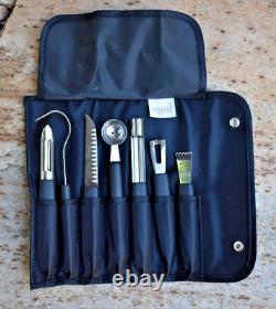 Victorinox Swiss Army 8-Piece Garnishing Kit Set Including Case