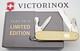 Victorinox Swiss Army 84mm Cadet Knife Scarce 2019 Limited Edition Gold Alox