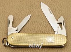 Victorinox Swiss Army 84mm Cadet Knife Scarce 2019 Limited Edition Gold Alox