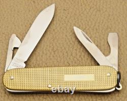 Victorinox Swiss Army 84mm Cadet Knife Scarce 2019 Limited Edition Gold Alox