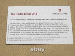 Victorinox Swiss Army 84mm Cadet Knife Scarce 2019 Limited Edition Gold Alox