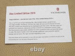 Victorinox Swiss Army 84mm Cadet Knife Scarce 2019 Limited Edition Gold Alox