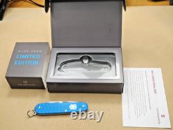 Victorinox Swiss Army 84mm Cadet Knife Scarce 2020 Limited Edition Blue Alox