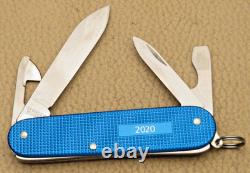 Victorinox Swiss Army 84mm Cadet Knife Scarce 2020 Limited Edition Blue Alox
