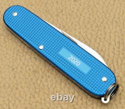 Victorinox Swiss Army 84mm Cadet Knife Scarce 2020 Limited Edition Blue Alox