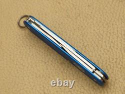 Victorinox Swiss Army 84mm Cadet Knife Scarce 2020 Limited Edition Blue Alox