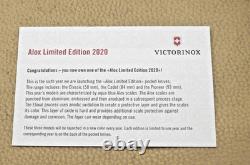 Victorinox Swiss Army 84mm Cadet Knife Scarce 2020 Limited Edition Blue Alox