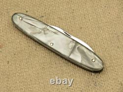 Victorinox Swiss Army 84mm Pocket Pal Older 1950's Era Knife Rare Handles