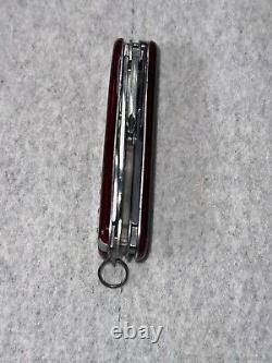 Victorinox Swiss Army 91mm Yeoman Translucent Red, Plus Scales Custom Made