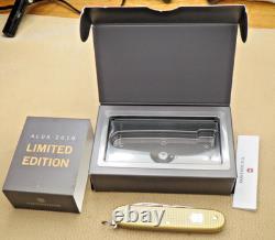 Victorinox Swiss Army 93mm Pioneer Knife Scarce 2019 Limited Run Gold Alox