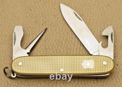 Victorinox Swiss Army 93mm Pioneer Knife Scarce 2019 Limited Run Gold Alox