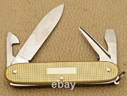 Victorinox Swiss Army 93mm Pioneer Knife Scarce 2019 Limited Run Gold Alox