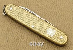 Victorinox Swiss Army 93mm Pioneer Knife Scarce 2019 Limited Run Gold Alox