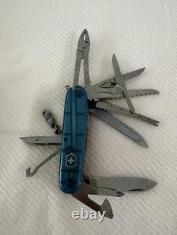 Victorinox Swiss Army CyberTool 41 Blue Pocket Knife Near Mint Condition withcase