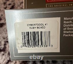 Victorinox Swiss Army CyberTool 41 Translucent Pocket Knife RED New 53938 NIB