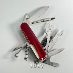 Victorinox Swiss Army CyberTool M Red Transparent Refurbished 91mm Multi Tool