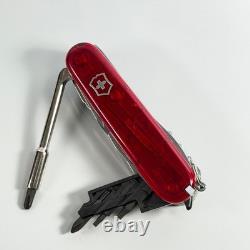 Victorinox Swiss Army CyberTool M Red Transparent Refurbished 91mm Multi Tool