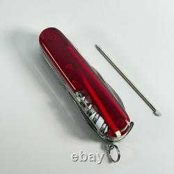 Victorinox Swiss Army CyberTool M Red Transparent Refurbished 91mm Multi Tool