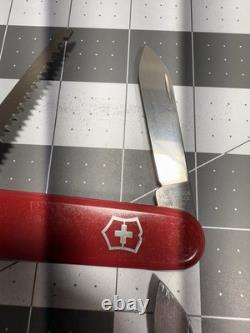 Victorinox Swiss Army Folding Pocket Knife Lumberjack 84MM LOT OF 2 Rare Retired