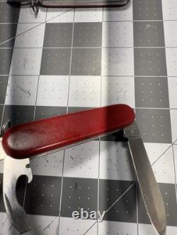 Victorinox Swiss Army Folding Pocket Knife Lumberjack 84MM LOT OF 2 Rare Retired