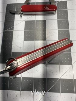 Victorinox Swiss Army Folding Pocket Knife Lumberjack 84MM LOT OF 2 Rare Retired
