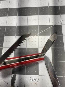 Victorinox Swiss Army Folding Pocket Knife Lumberjack 84MM LOT OF 2 Rare Retired