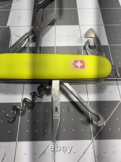 Victorinox Swiss Army Folding Pocket Knife Stay Glow Rescue & Climber LOT OF 2