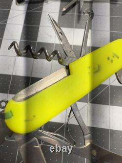 Victorinox Swiss Army Folding Pocket Knife Stay Glow Rescue & Climber LOT OF 2