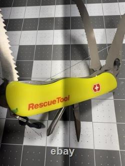 Victorinox Swiss Army Folding Pocket Knife Stay Glow Rescue & Climber LOT OF 2