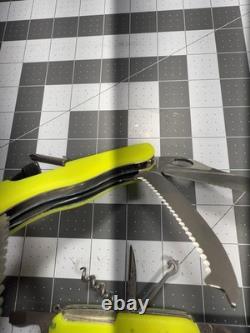 Victorinox Swiss Army Folding Pocket Knife Stay Glow Rescue & Climber LOT OF 2