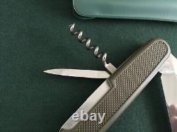 Victorinox Swiss Army Knife 108mm Olive Green Discontinued & Very Collectible