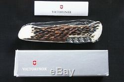 Victorinox Swiss Army Knife 111mm 4 Layer with Staghorn Scales