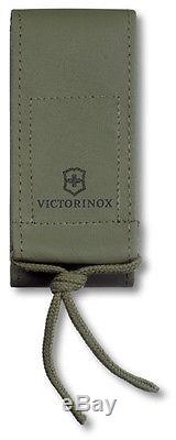 Victorinox Swiss Army Knife 130mm Hunter Pro Wood With Leather Pouch 0.9410.63