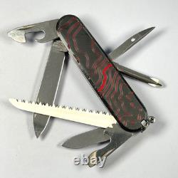 Victorinox Swiss Army Knife 3 Knife Lot Huntsman Hiker Spartan Custom Scales