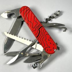 Victorinox Swiss Army Knife 3 Knife Lot Huntsman Hiker Spartan Custom Scales