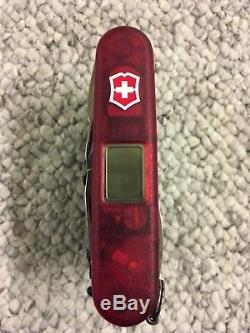 Victorinox Swiss Army Knife 53509 Swiss Champ Xavt Ruby Red Translucent