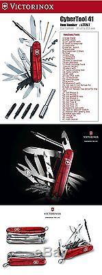 Victorinox Swiss Army Knife 91mm IT Professional CyberTool 41 Red 1.7775. T