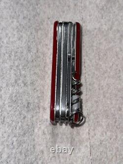 Victorinox Swiss Army Knife 91mm Yeoman Mechanic Red, Plus Scales Custom Made