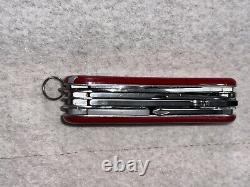 Victorinox Swiss Army Knife 91mm Yeoman Mechanic Red, Plus Scales Custom Made