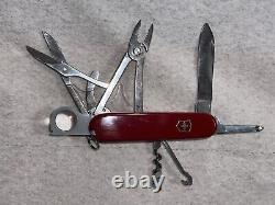 Victorinox Swiss Army Knife 91mm Yeoman Mechanic Red, Plus Scales Custom Made