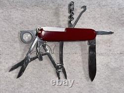 Victorinox Swiss Army Knife 91mm Yeoman Mechanic Red, Plus Scales Custom Made