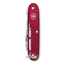 Victorinox Swiss Army Knife 93mm Synergy X Alox Red 10 Functions 0.8226.20