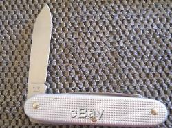 Victorinox Swiss Army Knife 93mm siver alox with charles elsener engraving