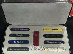 Victorinox Swiss Army Knife Advertising B2B Salesman Display Sample Case Rare